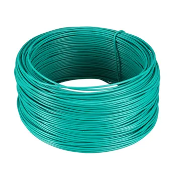 

uxcell 1 Roll 230 Feet Metallic Twist Ties Reusable Cable Cord Wire Ties Green For Home, Business, Institutions