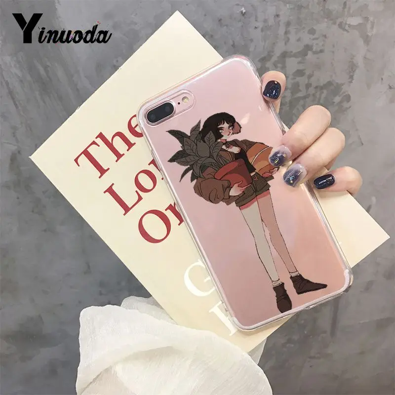 Чехол для телефона Yinuoda Cool Leon and Matilda art Couple с потрясающим пейзажем для Apple iPhone 8 7 6 6S Plus X XS max 5 5S SE XR