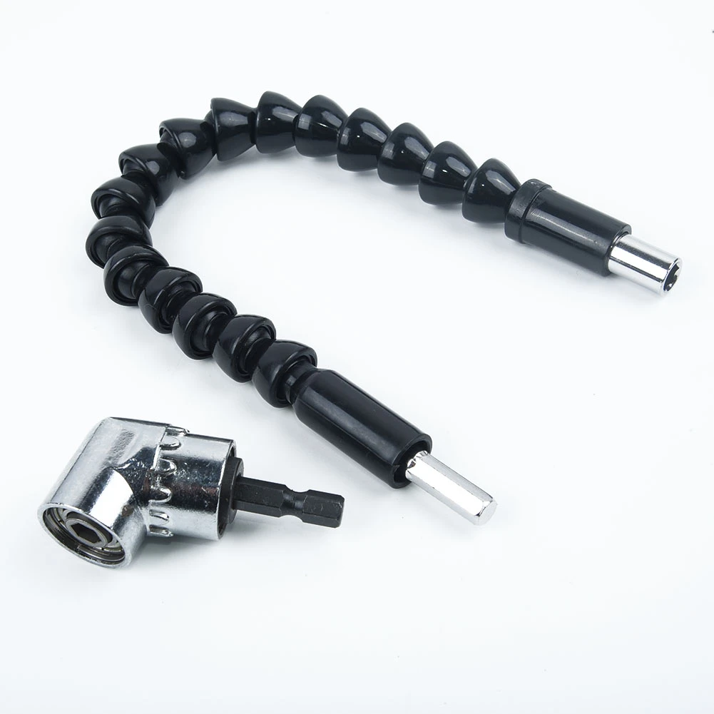 90°Right Angle Extension Screwdriver Bit Socket Adapter Drill Attachment set USA