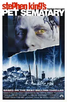 Pet sematoary Movie (1989) cartel de impresión artística de película de terror grandes para pared pinturas al óleo lienzo para decoración de pared del hogar arte