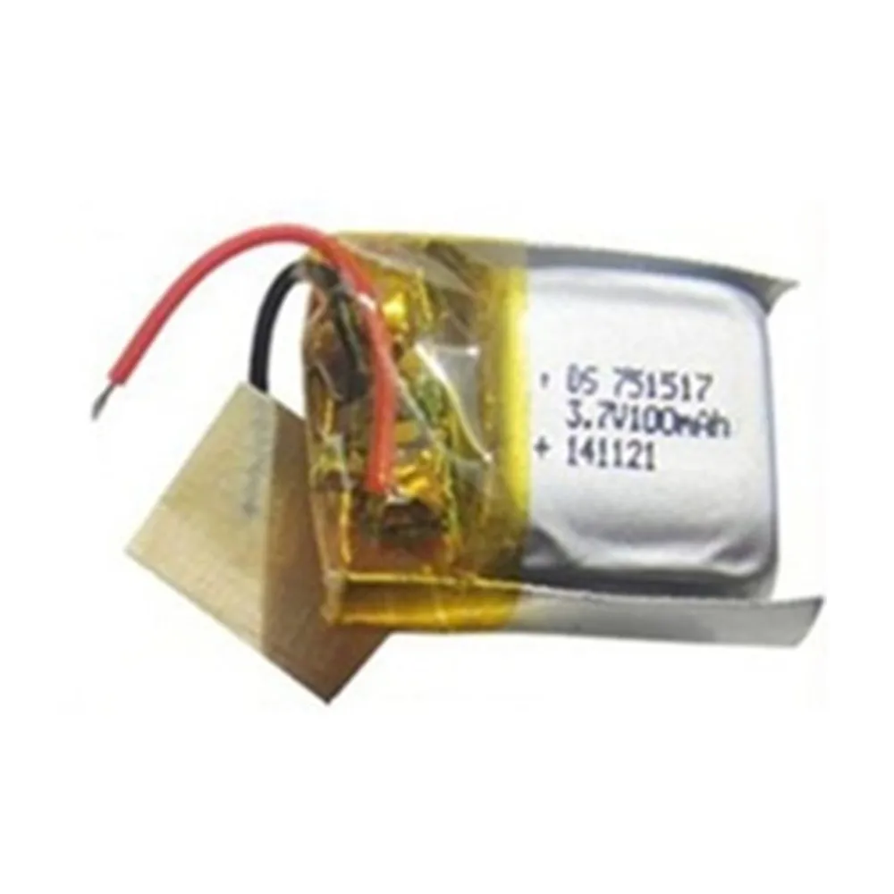 3,7 V 100mAh lipo батарея для cheerson CX10 CX-10 CX-12 JJ810 820 828 V646 RC вертолет RC Квадрокоптер 3,7 V Lipo bettery 751517 - Цвет: Белый