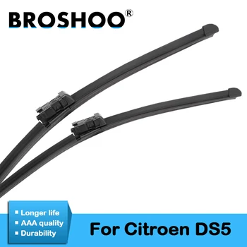 

BROSHOO Car Clean The Windshield Wiper Blade Natural Rubber For Citroen DS5 Auto Accessories 2011 2012 2013 2014 2015 2016 2017