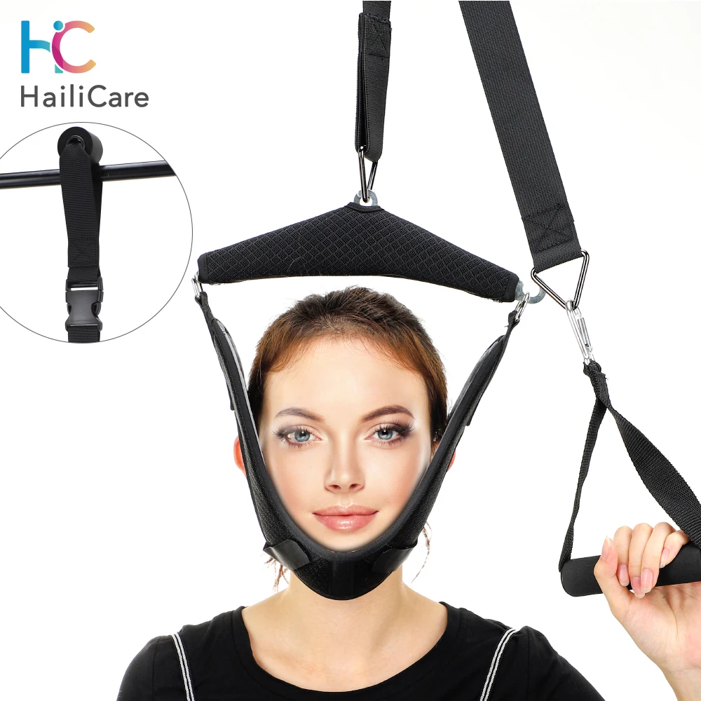 Hanging Neck Traction Kit Adjustable Cervical Traction Belt Breathable