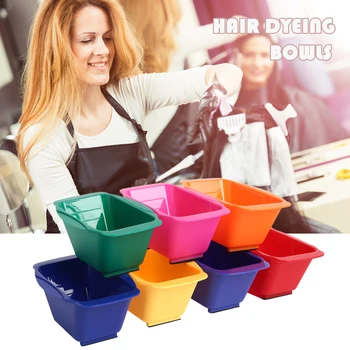 

Hairstyle Salon DIY Hair Styling Tool 7pcs/set Hair Dyeing Bowl Salon Hair Coloring Dye Mixer Tint Bowls Styling Tools