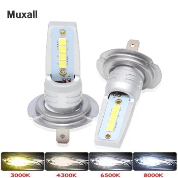 

H7 LED Mini Car Headlights H4 Led Ice Lamps for Cars 6000K H1 Led lampadas H11 LED Canbus 80W 12000LM 12V Automobiles