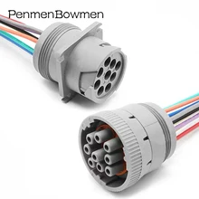 

9 Pin Deutsch New ROHS Auto Waterproof Connector Diagnosctic Tool Circular Grey Wiring Harness HD16-9-96S HD10-9-96P