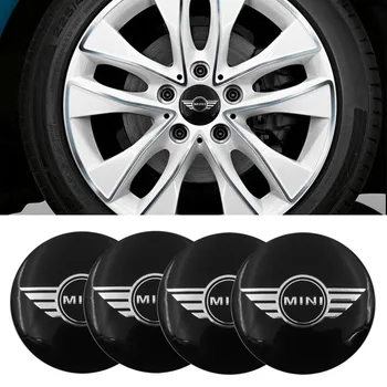 

4 pieces of 56mm car logo wheel center cover badge modified dust cover for BMWs Mini Coopers 2011 2012 2013 car accessories