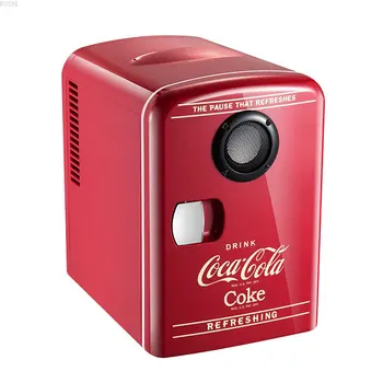 

2 In 1 Bluetooth Speaker Car Refrigerator Student Dormitory Cosmetics Cold and Warm Box Dual Use Cooler Box Gift for Friend