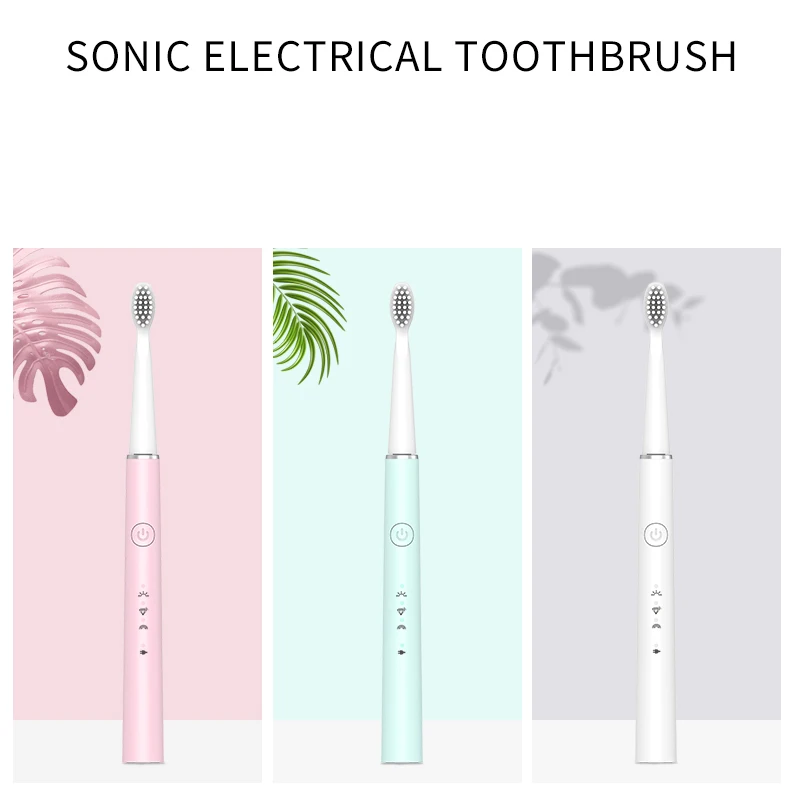 USB Charge Rechargeable Sonic Electric Toothbrush Tooth brush For Adult Replacement Brush Head USB Charge Rechargeable Sonic Electric Toothbrush Tooth brush For Adult Replacement Brush Head