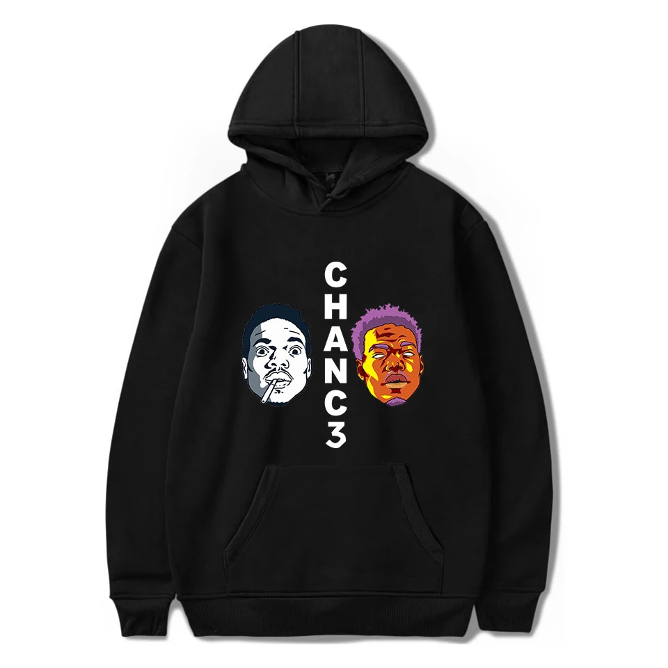 Повседневные толстовки Chance The Rapper для мужчин и женщин модные Harajuku с капюшоном