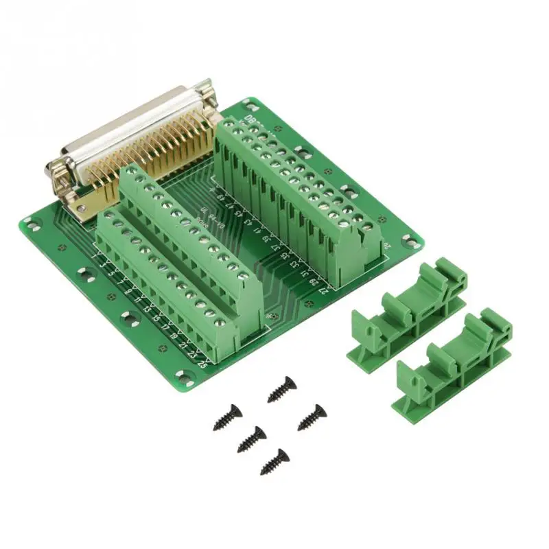 

DB50 D-Sub Female Header Board Terminal Board DIN Rail Mount Interface Module