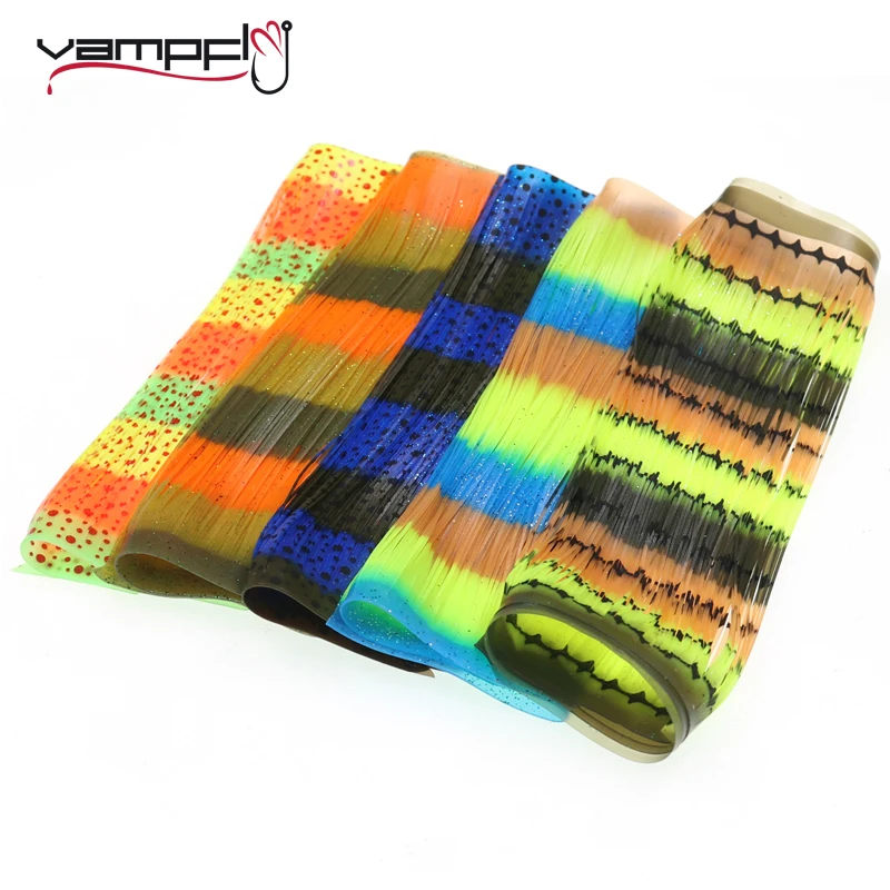Vampfly 5Pcs/Pack New Rubber Legs Fly Tying Rubber Skirts Streamer