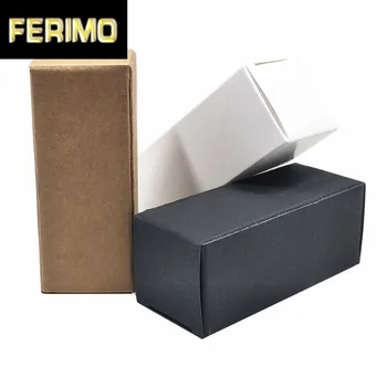 

800Pcs/lot Wholsale Essential Oil Bottle Kraft Paper Packaging Box Wedding Party Mini Crafts Storage Box Retail Papercard Boxes