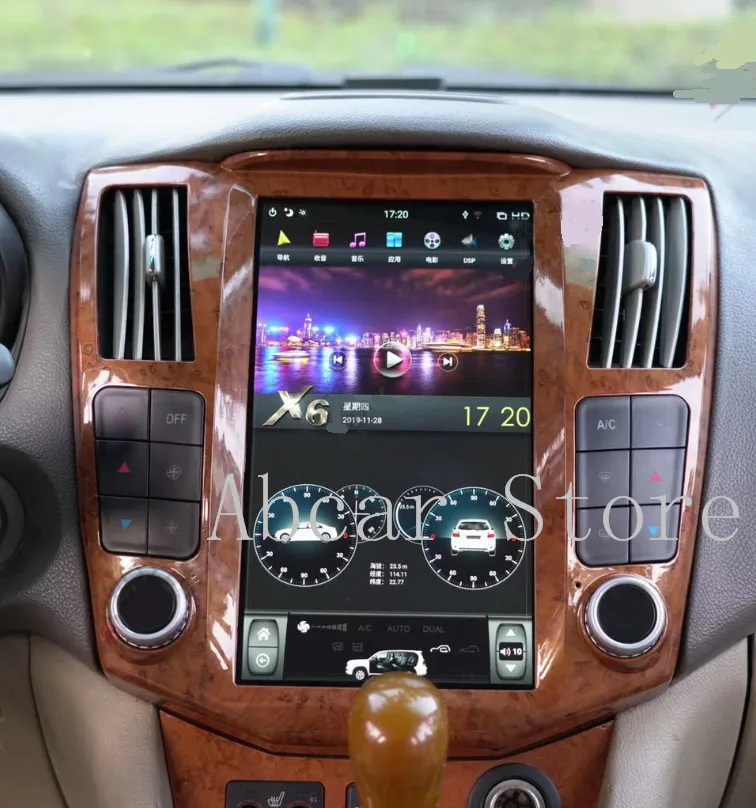 11,8 ''Tesla стиль Android 8,1 автомобильный dvd-плеер gps навигация для LEXUS RX330 RX300 RX350 RX400 2004-стерео Мультимедиа Радио