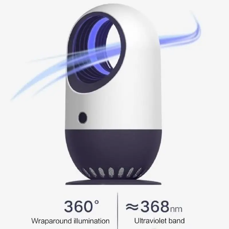 Прямая поставка, 360 градусов, USB электрическая лампа от комаров для борьбы с насекомыми, насекомыми, вредителями, насекомыми, Zapper, светодиодный светильник для дома, спальни