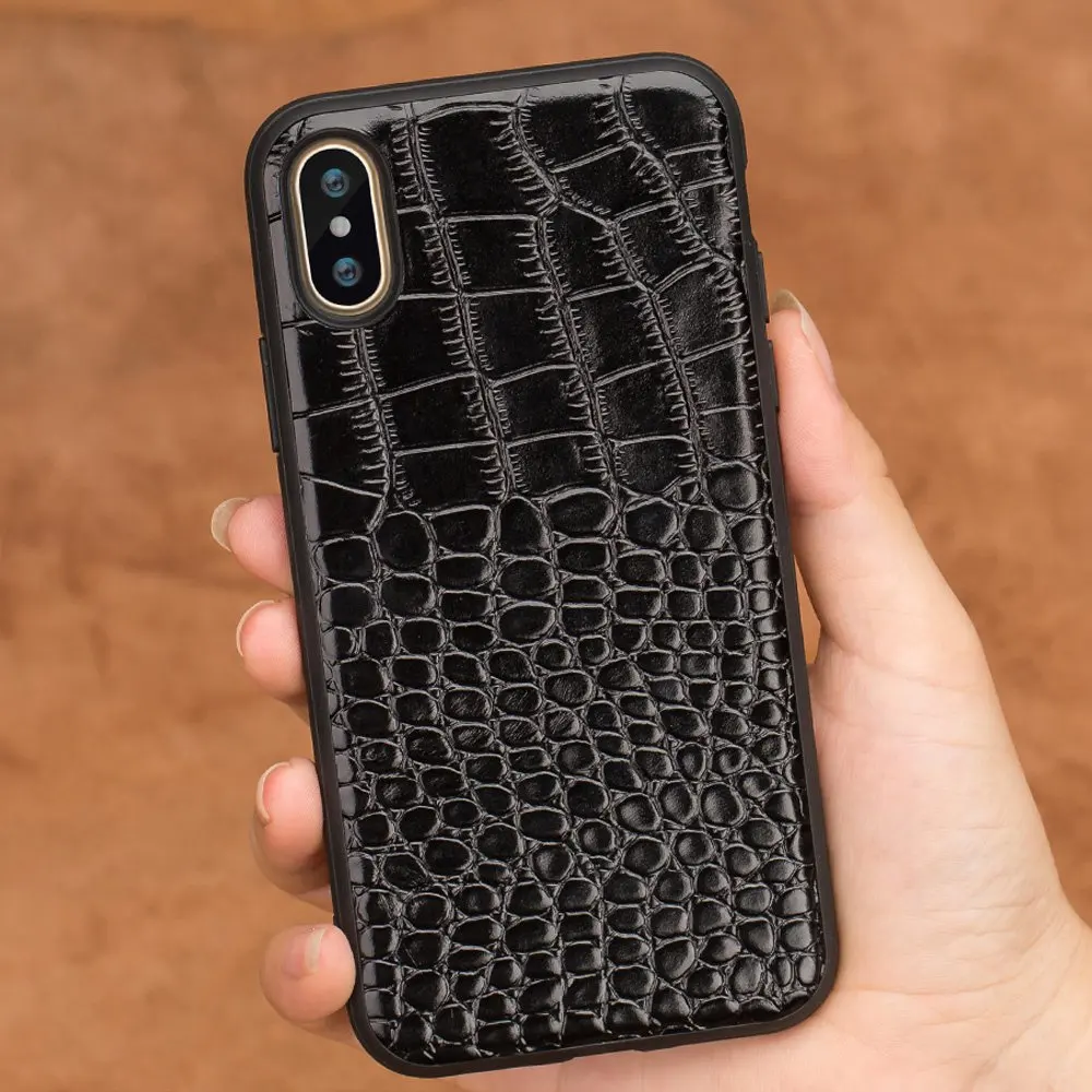 Кожаный чехол KISSCASE для iPhone XS MAX XR XS X 8 7 Plus, деловой чехол, полный защитный простой телефон чехол для iPhone 6 6S Plus 10