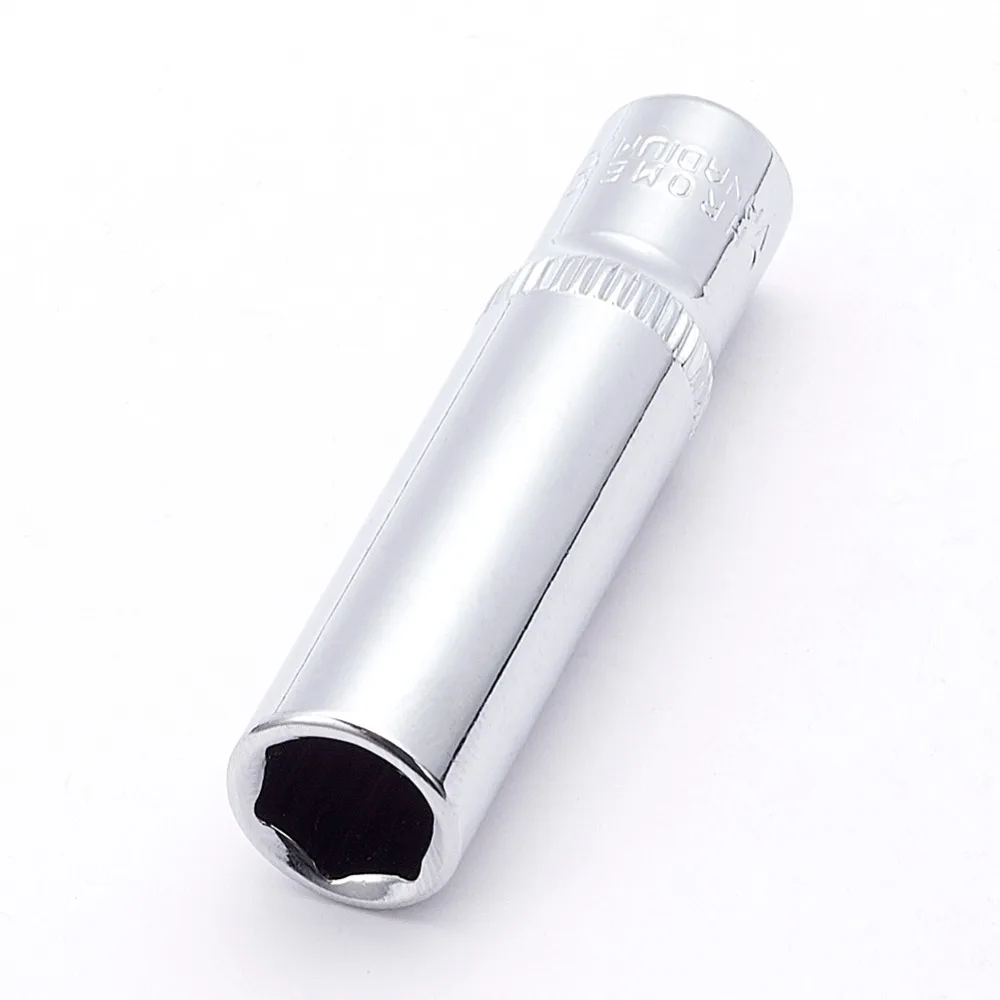 Utoolmart 2 шт./4 шт. Стандартный гнездо для ключ, дюймовый стандарт 1/" привод, для детей возрастом от 4 до 13 лет мм 6-точечный мост гайка с шестигранной головкой метрические Длина 50 мм сливы розетка рукав