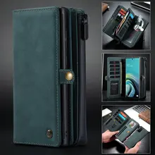 CaseMe Abnehmbare Brieftasche Fall Für Samaung Galaxy Note 20 S20 Ultra Zipper Leder Telefon Abdeckung für S20 Plus Hinweis 20 a71 A51 Fall