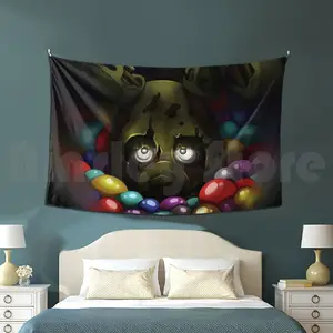 FNAF Five Nights At Freddy Tapestry anime Pattern Backdrop Background Cloth  Backdrop Poster Room Wall Decoration Christmas Gift - AliExpress
