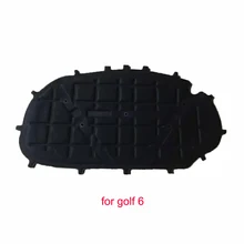 Capuz térmico do motor para carro, tapete de algodão com isolamento térmico para volkswagen golf 6 7, 1 peça