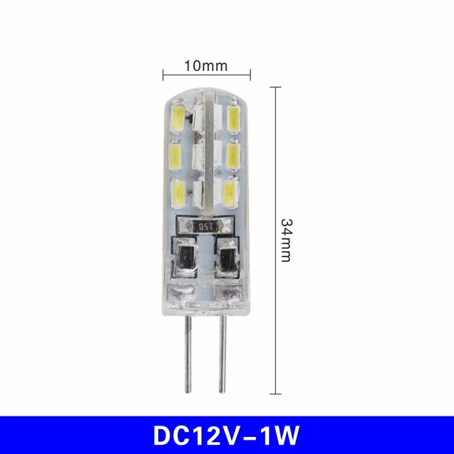 Uiterlijk voeden rijk Led Lights 12v G4 1w | Led Lights 12v G4 5w | G4 Led Lamp 2w Ac Dc | Dc 12v  Led Light 360 - Led Bulbs & Tubes - Aliexpress