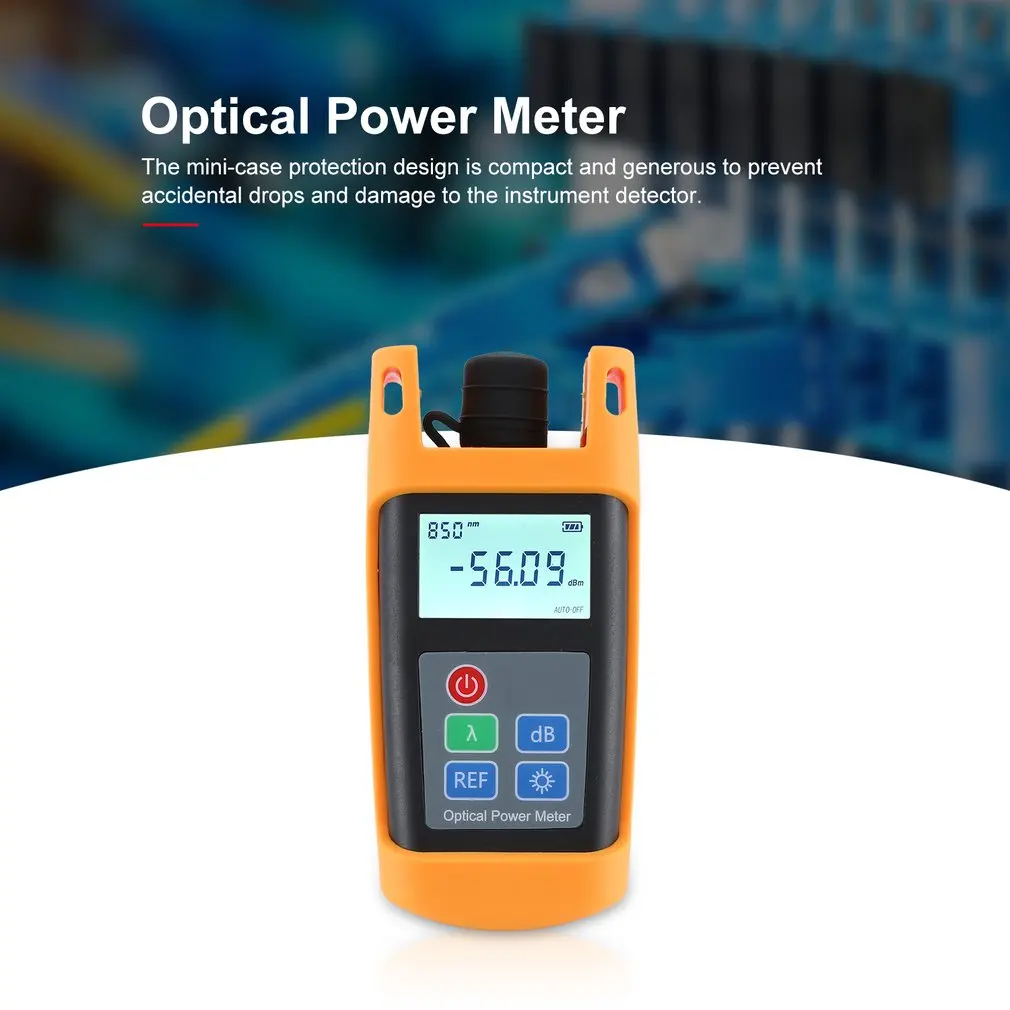 Оптический измеритель мощности-70~+ 10 волоконно-оптический кабель тест er автоматическое отключение для SC CATV тест dBm/dB/uW