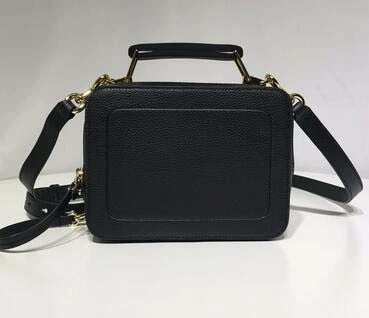 Новинка, Ретро сумка с двойной молнией для камеры, сумка через плечо, портативная маленькая квадратная сумка, роскошные сумки, женские сумки, дизайнерские - Цвет: black