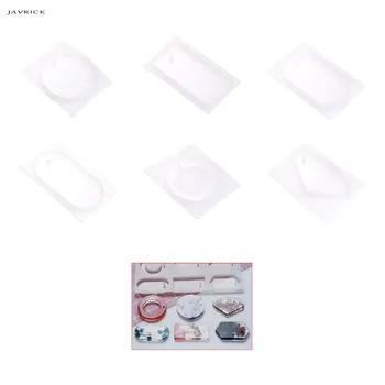 

JAVRICK Silicone Mold Jewelry Making Cake Decoration Round Rectangle Mould Chocolate Decorative Craft DIY molds for jewelry