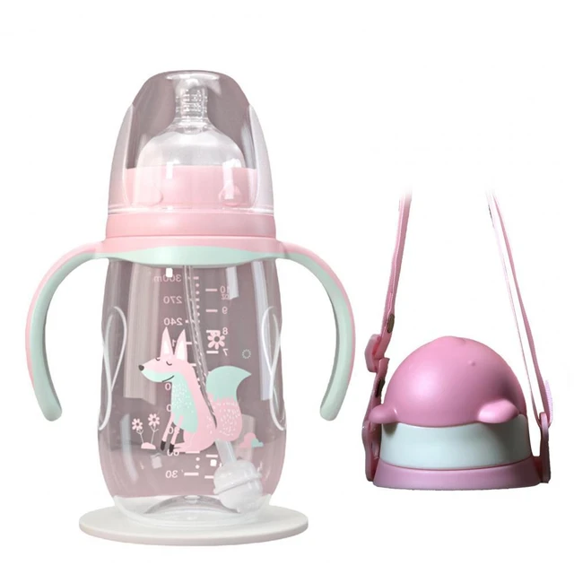 240ml Baby Toddler Feeding Bottle Milk Water Bottle Cup Breastfeeding  Bottle New
