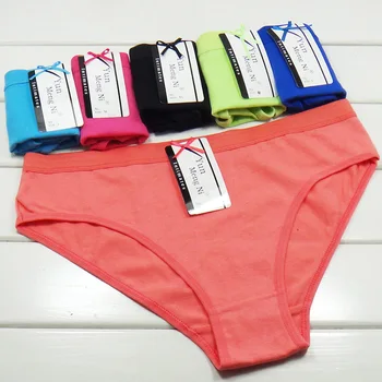 

3pcs/lot Sexy Cotton Crotch Low-Rise Transparent Waist Panties Size M L XL Comfortable Breathable Underware 86953