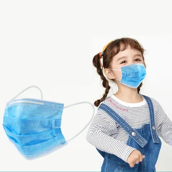 

Kids Mask Disposable Masks 3-layers Anti Dust Masks Civil-used Mouth Face Cover Protect for Child