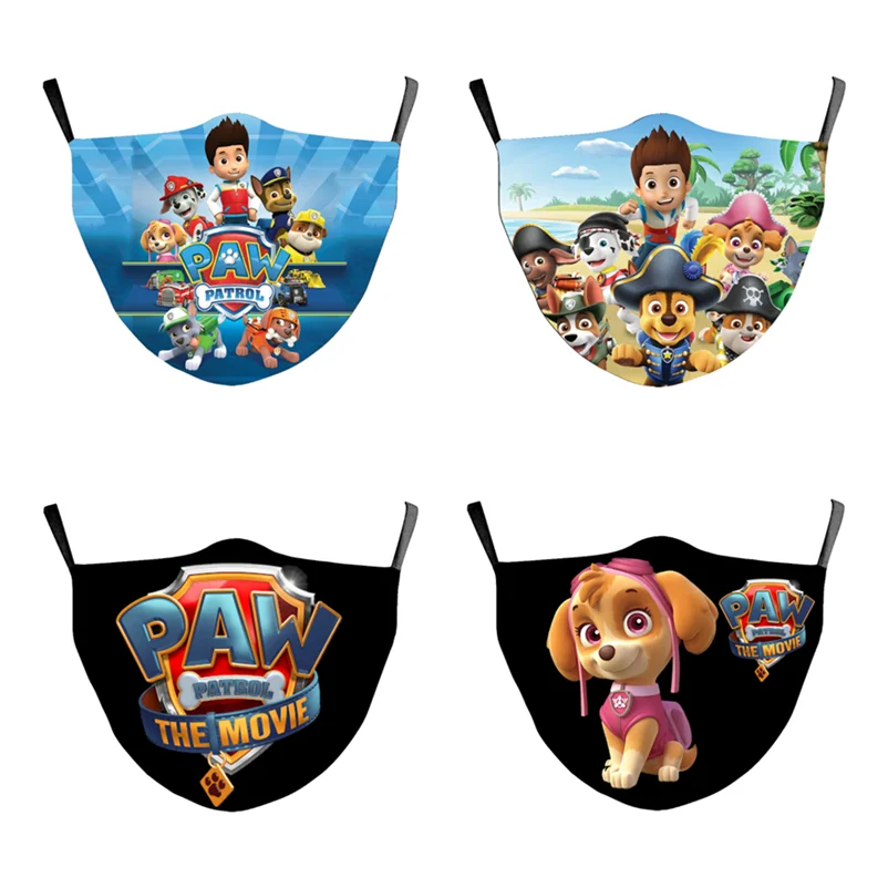 Pata de patrulla chico máscara Facial y para la boca máscara reutilizable máscara lavable Mascarillas protección Facial máscara Facial proteger máscara de filtro, regalo