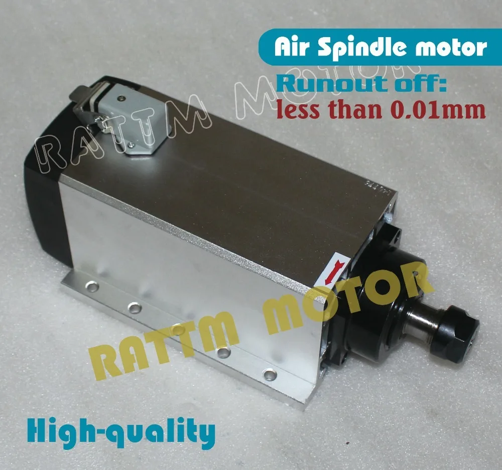 Square 3.5kw Quanlity Air cooled spindle motor ER2...