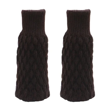 

24pcs Furniture Cover Chair Leg Socks Thickened Non Slip High Elastic Floor Protectors Knitted Solid Reusable Anti Scratch