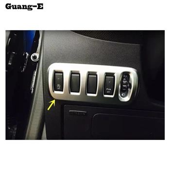 

Car detector stick styling ABS Chrome front head fog light switch trim frame lamp 1pcs for Benz smart fortwo 2015 2016 2017 2018