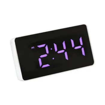 

LED Mirror Clock Electronic Alarm Clock with Time/Calendar/Temperature Alarm J6PB