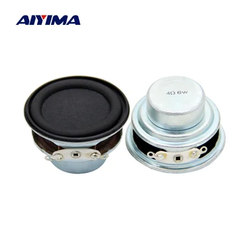 

AIYIMA 2Pcs 1.5 Inch 40MM Mini Audio Woofer Speakers 4 Ohm 6W Home Theater Sound Amplifier Speaker Bass Loudspeaker