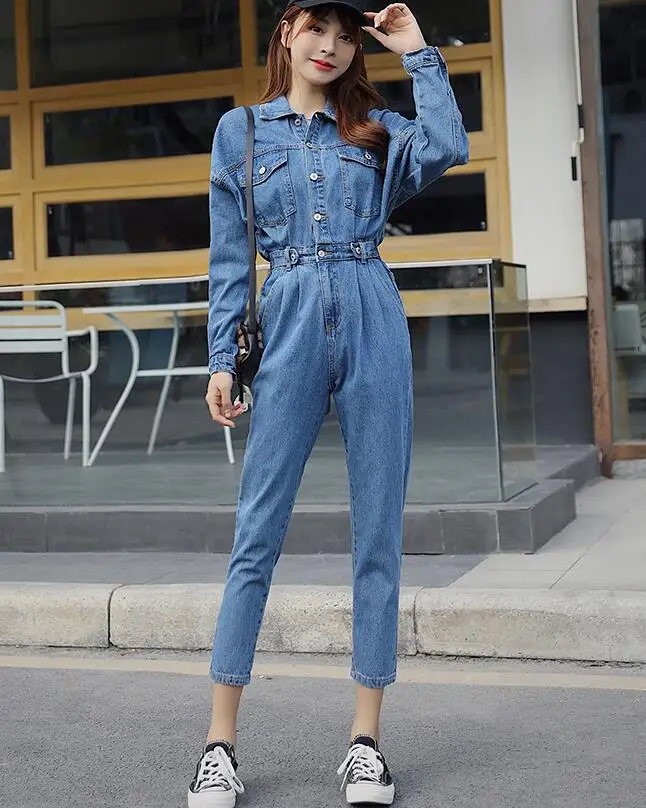 Spring 2021 Women Long Sleeve Jeans 