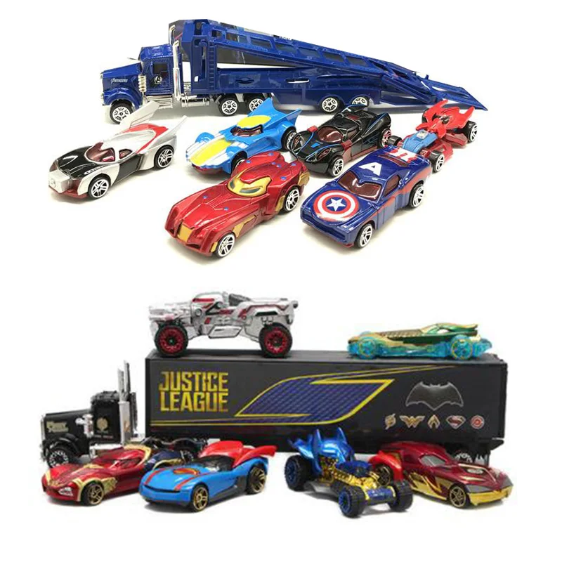 Мстители 1:64 брелок для автомобильных ключей набор Batman Batmobile Diecasts железа Человек