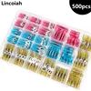 500pcs Heat Shrink Wire Connectors Waterproof Electrical Terminals Kit Crimp Cable Connector Ring Fork Hook Spade Butt Splices ► Photo 1/6