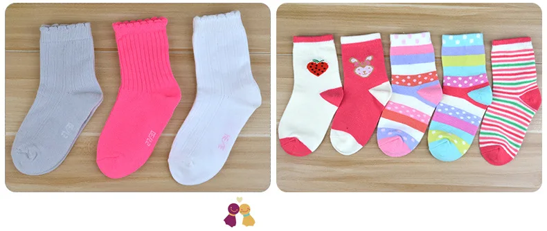 CHILDREN'S Socks Combed Cotton Kids Cotton Socks Cartoon Children Tube Socks Sweat Absorbing Primary School STUDENT'S Athletic S