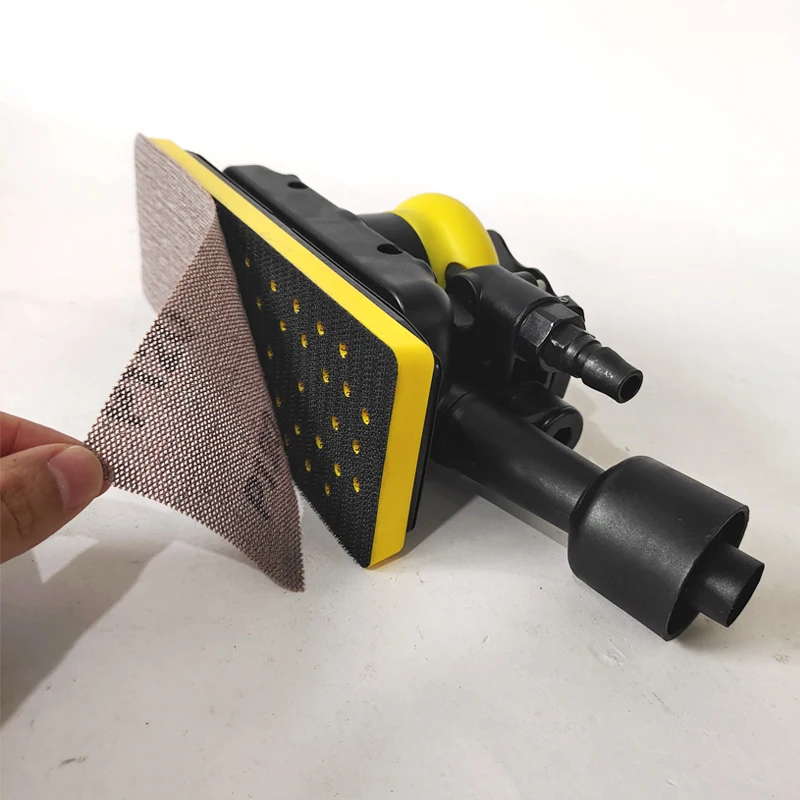 70*198mm Square Pneumatic Grinding Machine Car Polishing Paint Surface Pattern Polishing Grinding Ash Sandpaper Dry