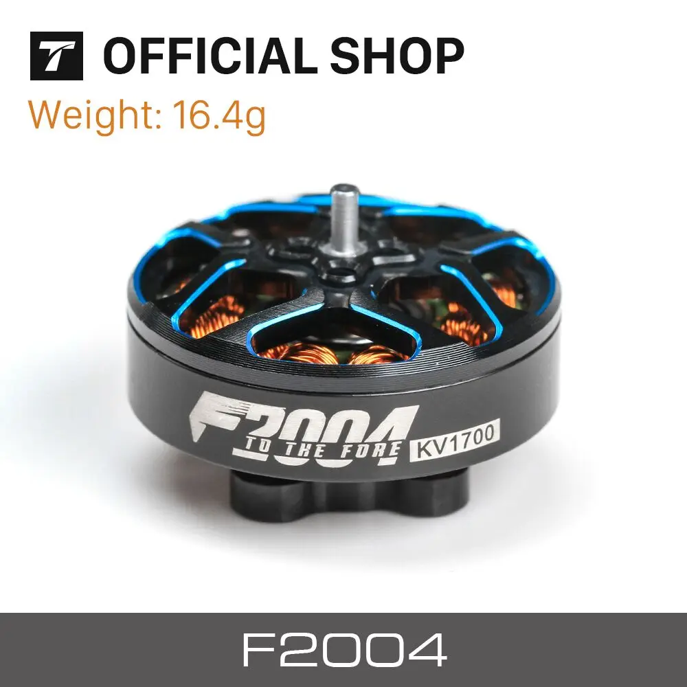 T-motor F2004 KV1700 6S KV3000 4-5S бесщеточный мотор с внешним ротором для FPV квадрокоптера