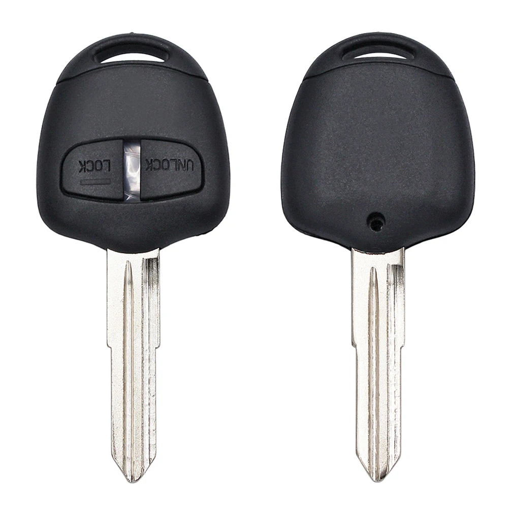 OHHUANUO Replacement 2 Buttons Remote Key Shell Cover for Mitsubishi L200 Montero Pajero Shogun Triton Left Blade MIT8 Uncut