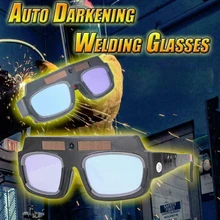Солнечные авто затемнение Сварочная маска шлем защитные очки Очки сварщика дуги PC объектив ОТличные очки сварочная защита