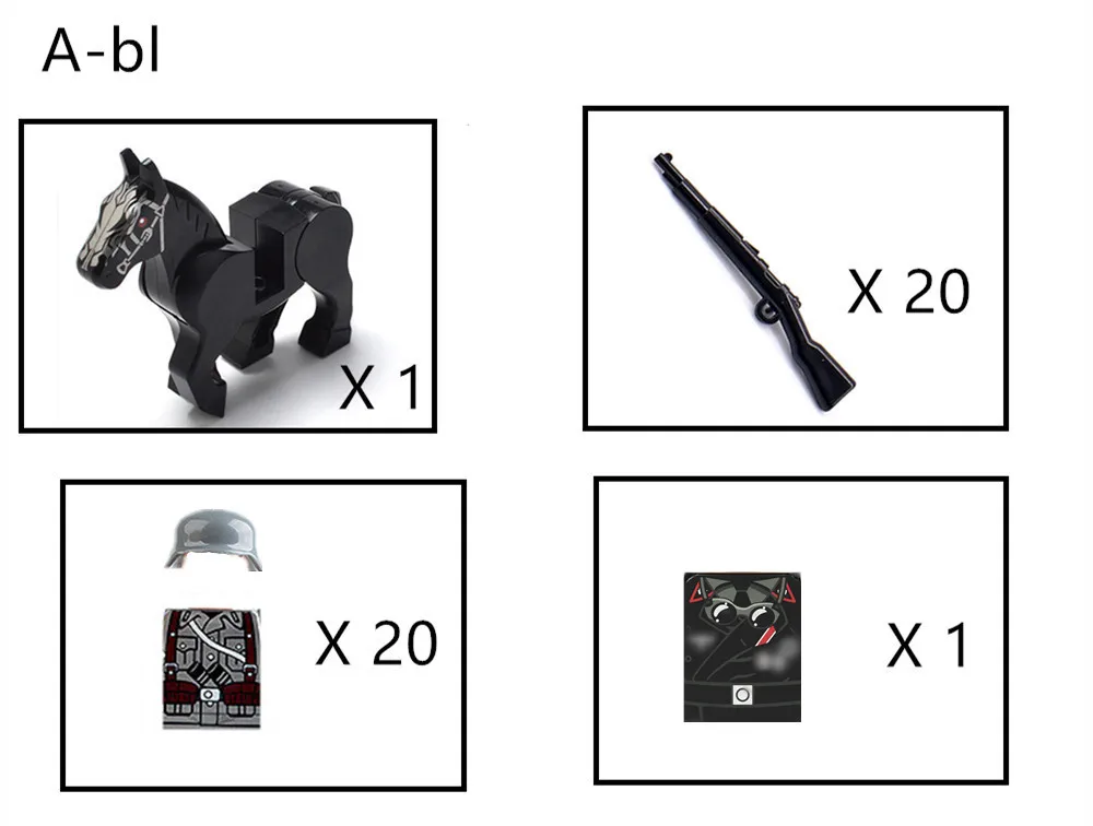 A - 20德军+JG015军官+20黑枪