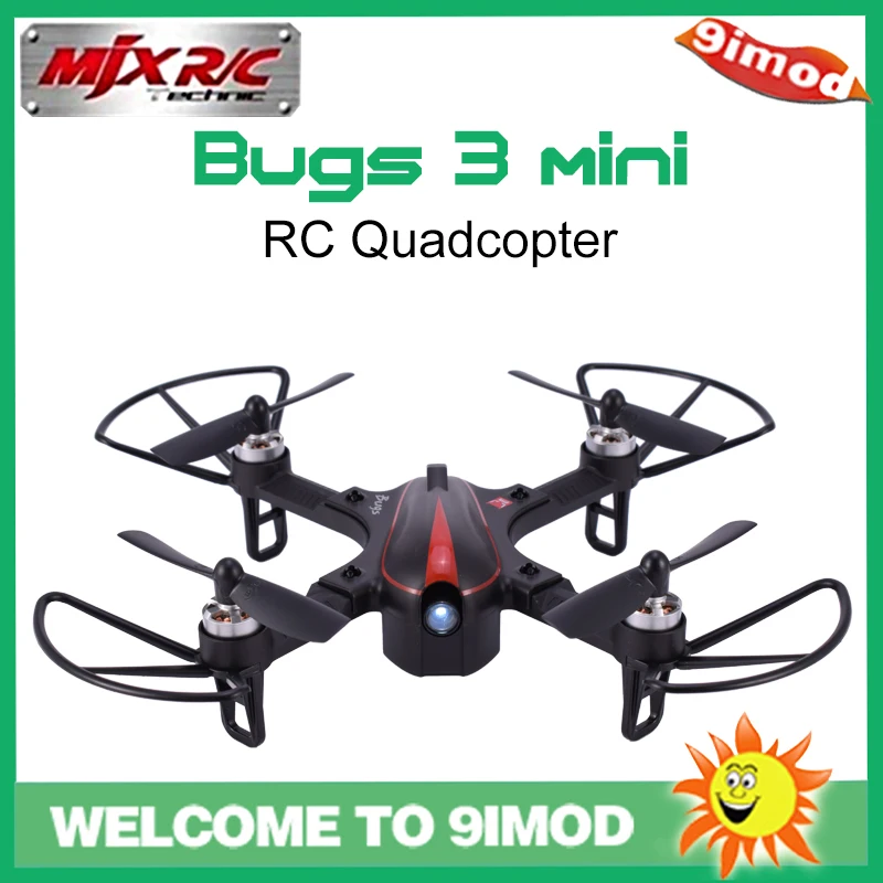 MJX Bugs 3 мини B3 мини дрона с дистанционным управлением 175 мм RTF Дрон с бесщеточным двигателем FPV гоночный Квадрокоптер 2750KV мотор/4CH передатчик/6-axis Gyro