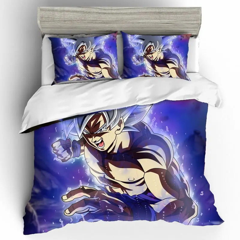 Dragon Ball Постельный набор домашнего текстиля пододеяльник Ropa De Cama Свадебный Sabanas Комплект постельного белья королевского размера Lencol Cama Casal постельное белье - Цвет: DQ0241