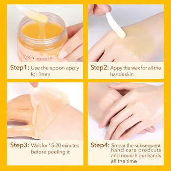 150g Milk Honey Paraffin Wax Hand Mask Hand Care Moisturizing Whitening Skin Care Exfoliating Calluses Hand Film Hand Cream 3 150g Milk Honey Paraffin Wax Hand Mask Hand Care Moisturizing Whitening Skin Care Exfoliating Calluses