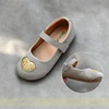 Full-grain Leather Girls Casual Shoes Kickproof Design Princess Baby Shoes Genuine Leather Children Sandals Kids Shoes 4